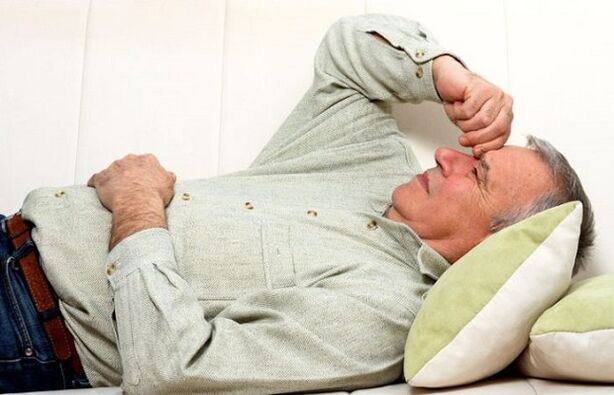 Testicular pain after sexual arousal in men