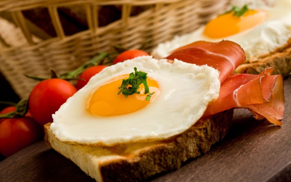 Fried eggs for added benefits