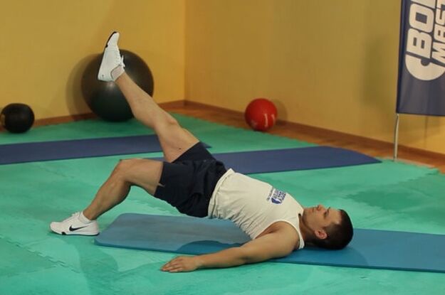 Exercise the 'glute bridge