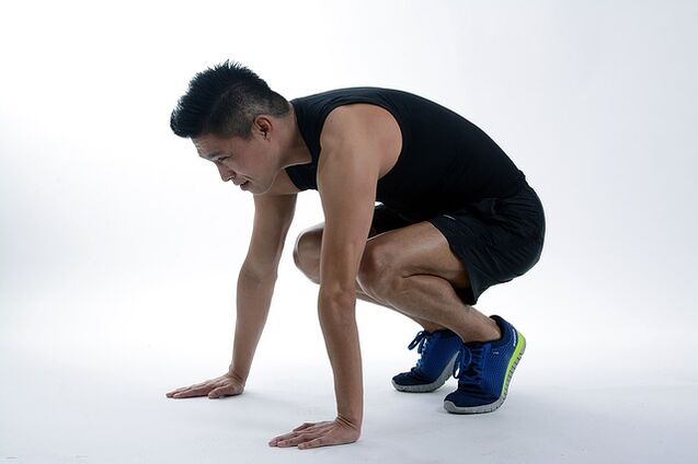 Squats promote blood circulation in the pelvic area will help increase effectiveness